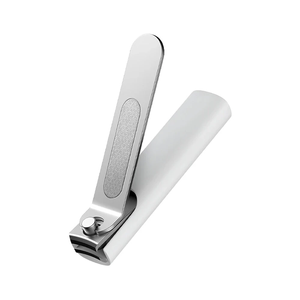 (image for) XIAOMI Mijia Portable Anti-Splash Nail Clipper 420 Stainless Steel Sharp Portable Pedicure Trimmer Nails File with Storage Tray